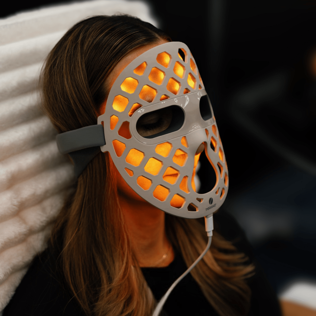 TheraGlow Mask2Go+™ LED Light Therapy Face Mask Therasage