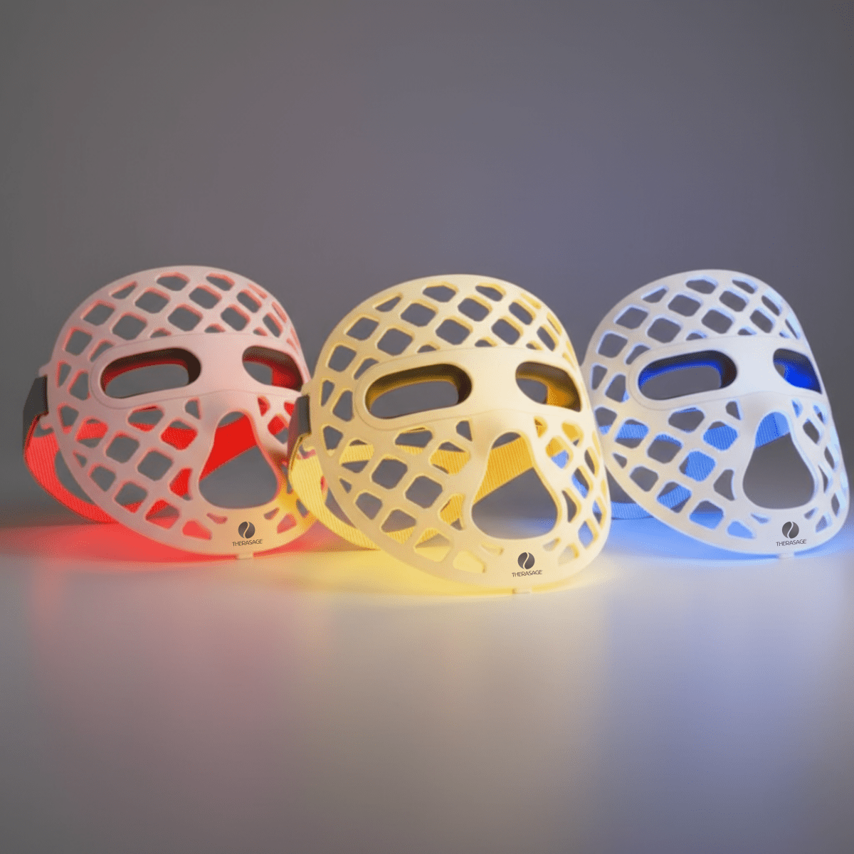 TheraGlow Mask2Go+™ LED Light Therapy Face Mask Therasage