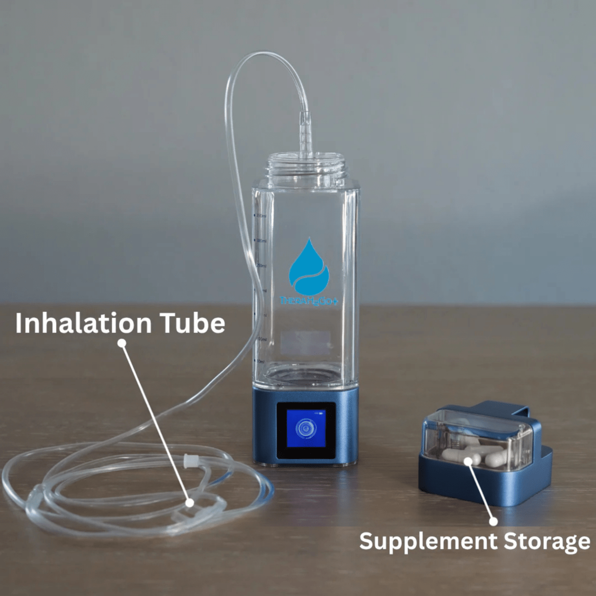 TheraH2Go+ Hydrogen Water Bottle & Inhalation Device Therasage