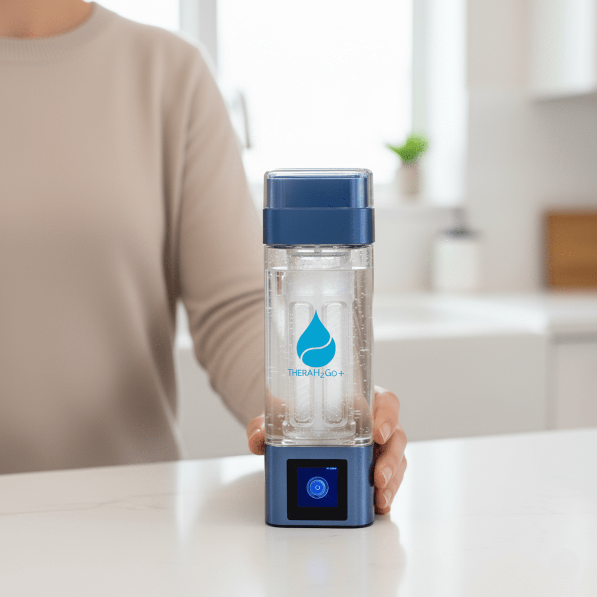 TheraH2Go+ Hydrogen Water Bottle & Inhalation Device Therasage