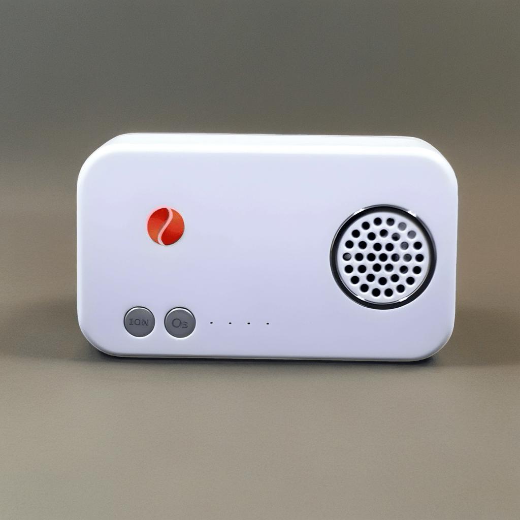 Therasage TheraO3 Ozone Module in white with ION and O3 buttons and speaker grille