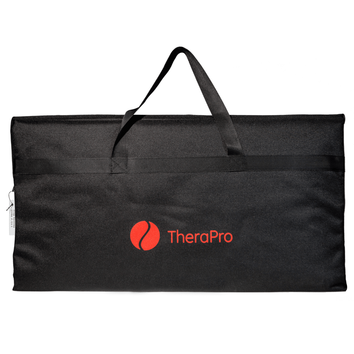 Black Therasage TheraPro carry bag with handles and logo