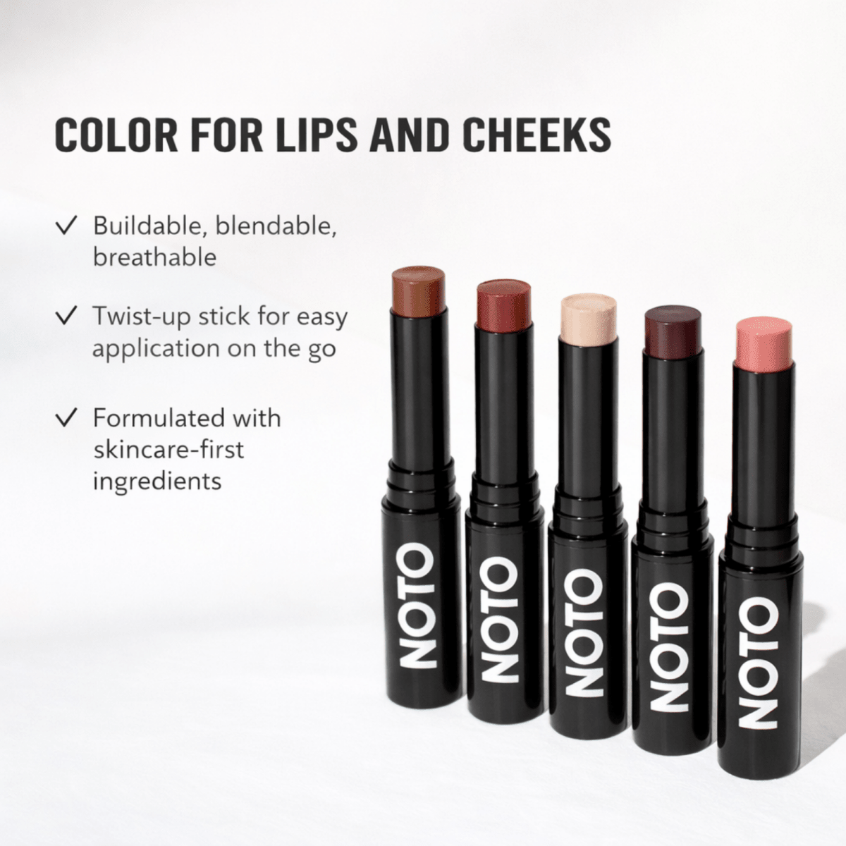 TOUCH - MULTI - BENE STICK // LIPS + CHEEKS NOTO Botanics