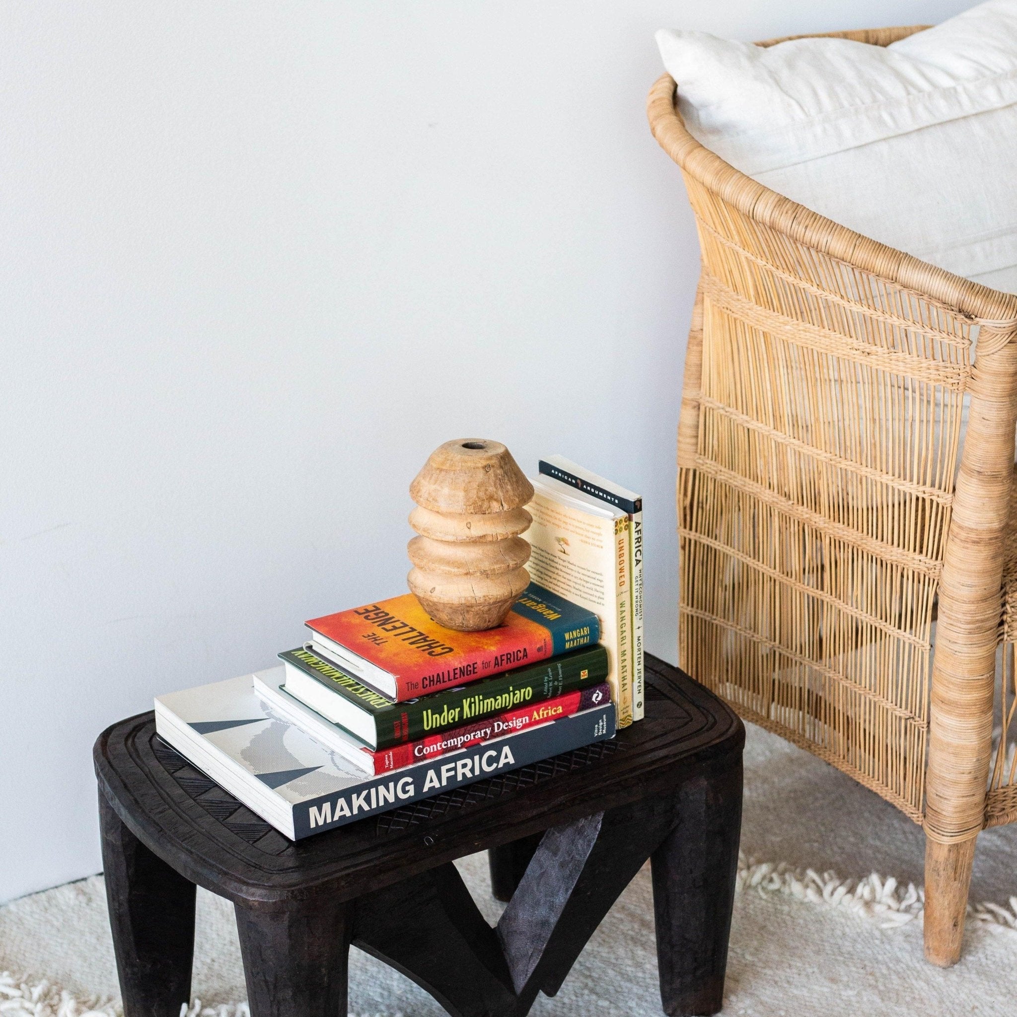 Tuareg Natural Petrified Wood Pulley Kanju Interiors