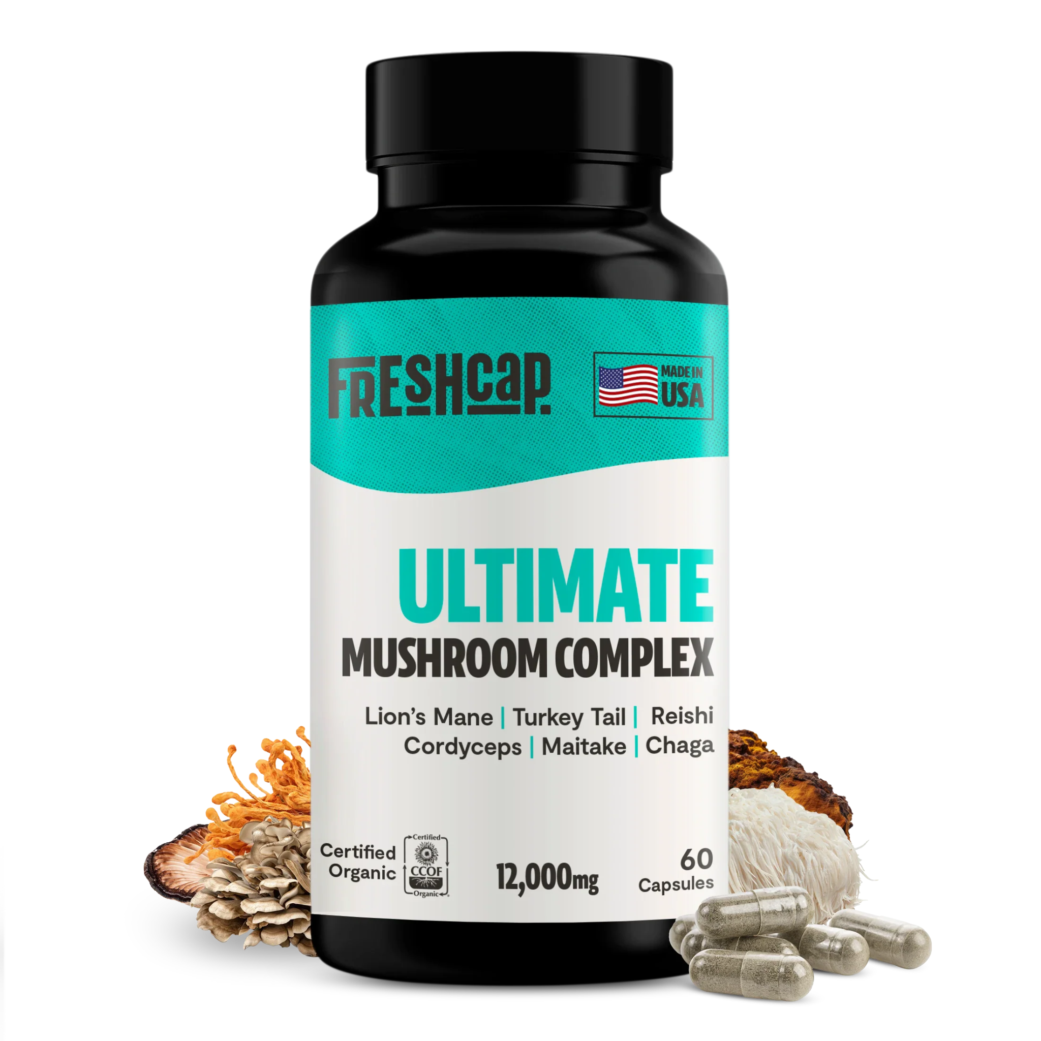 Ultimate Mushroom Complex Capsules FreshCap Mushrooms