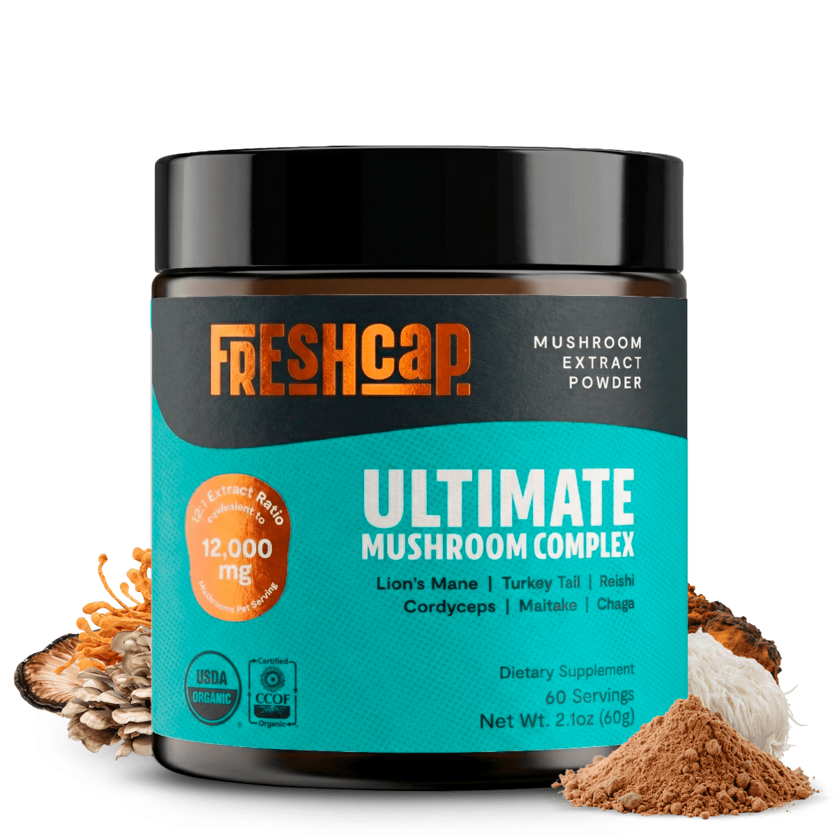 Ultimate Mushroom Complex Powder FreshCap Mushrooms