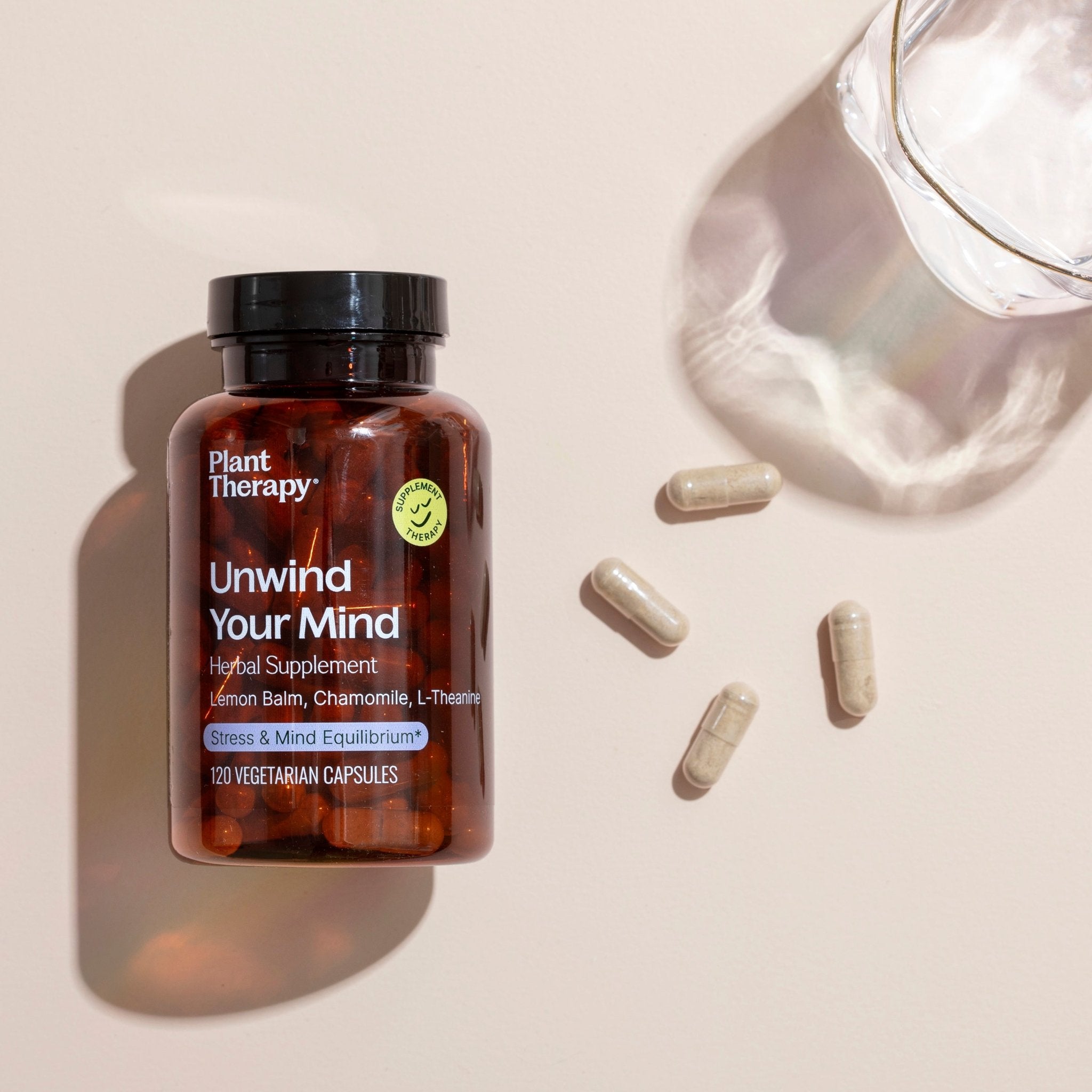 Unwind Your Mind Herbal Supplement - 120 Capsules Plant Therapy