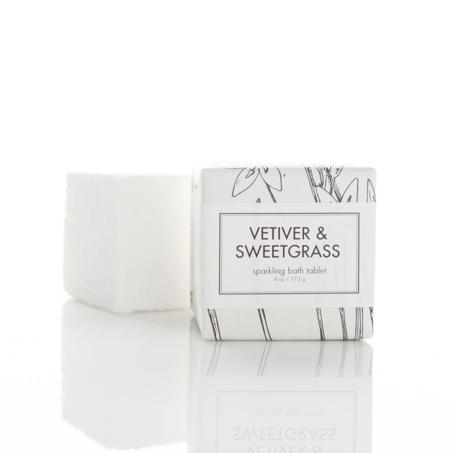 Vetiver & Sweetgrass - Sparkling Bath Tablets Formulary 55