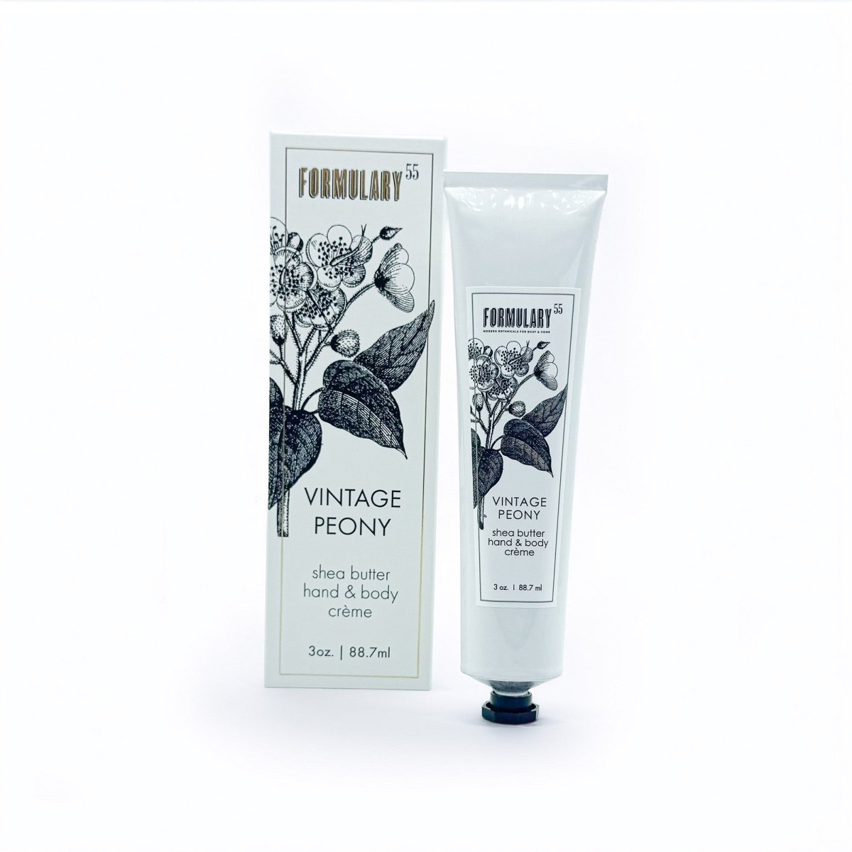 Vintage Peony - On-the-Go Shea Butter Hand and Body Creme Tube Formulary 55