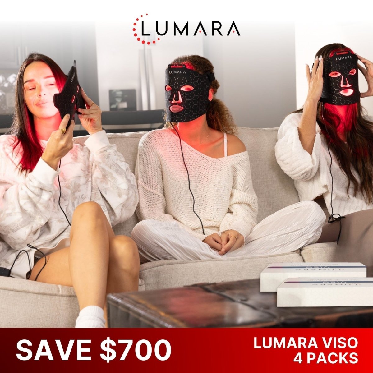 Lumara VISO - FDA Certified Red Light Therapy Mask