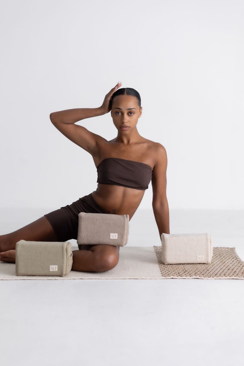 Yoga Block - Naturally Dyed Organic Cotton okoliving