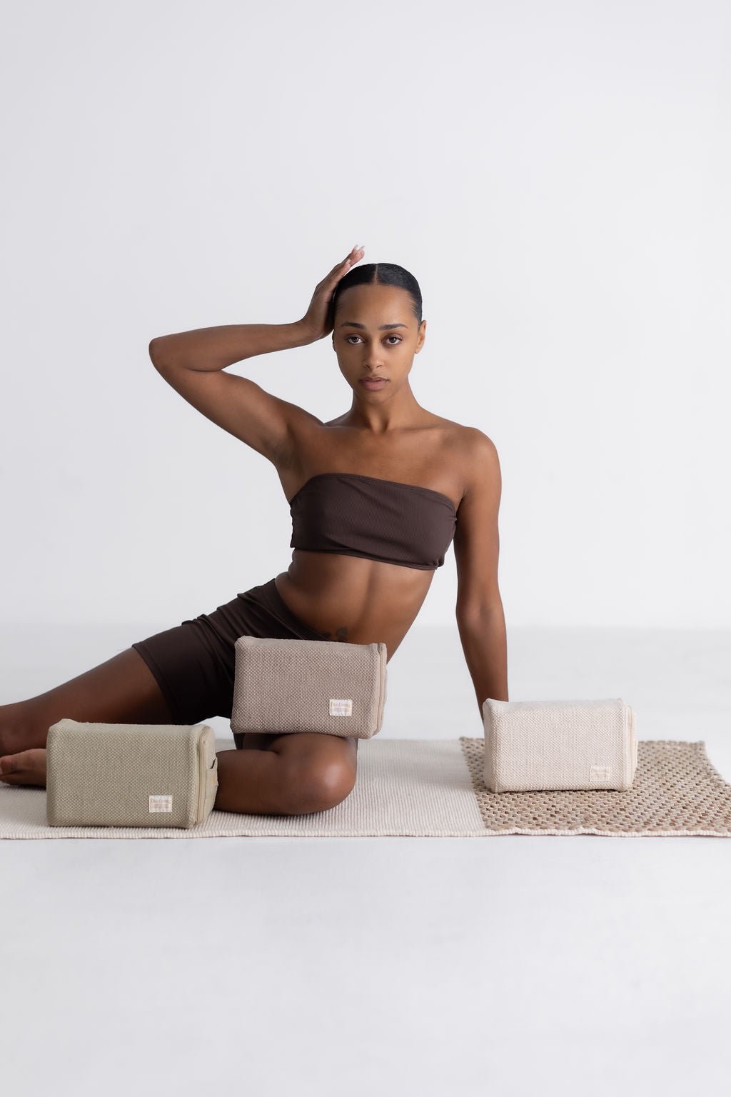 Yoga Block - Naturally Dyed Organic Cotton okoliving