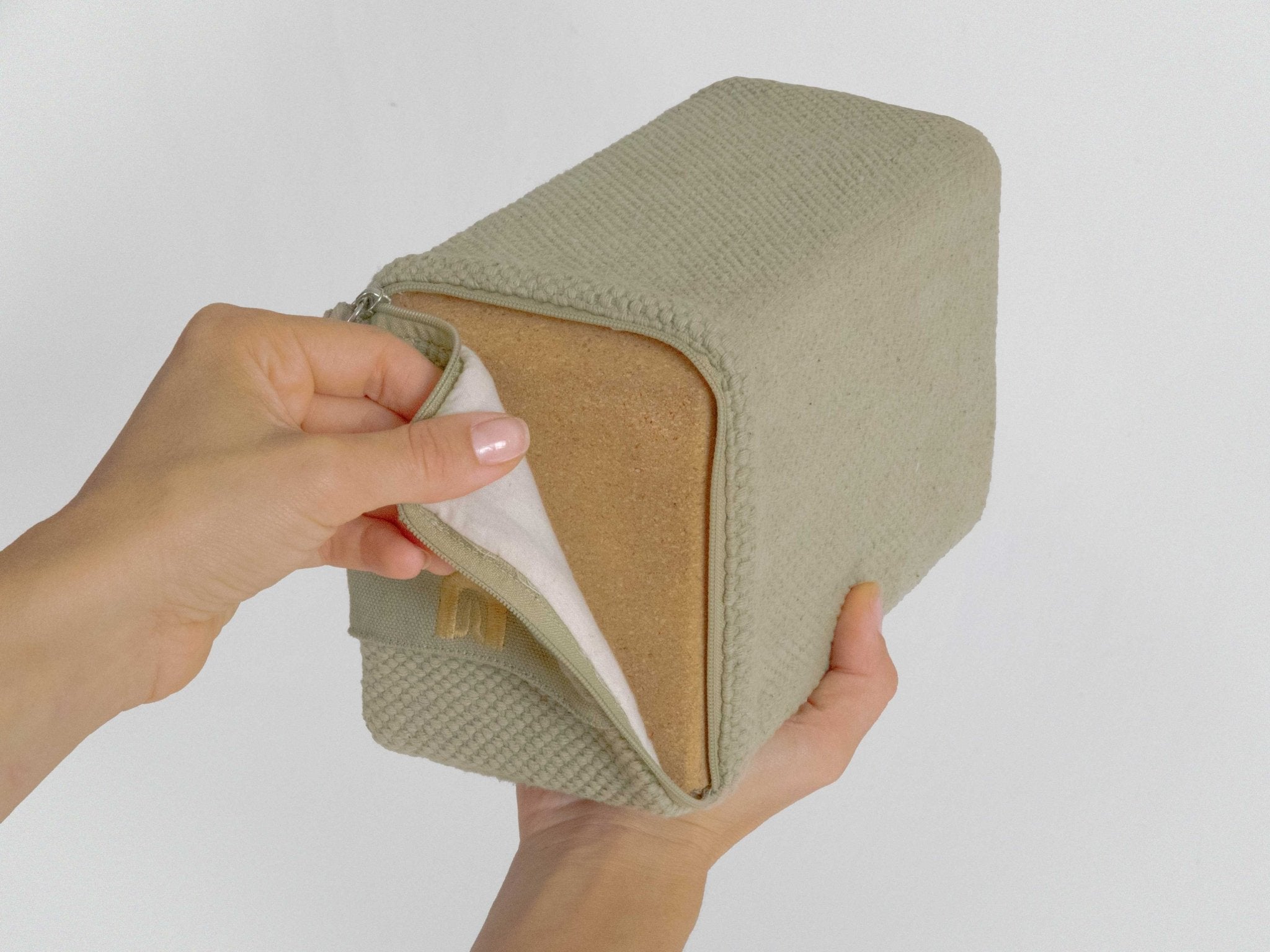 Yoga Block - Naturally Dyed Organic Cotton okoliving