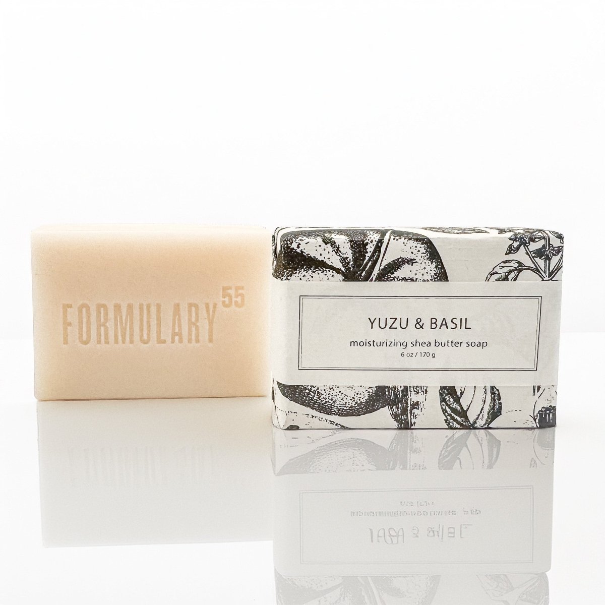 Yuzu & Basil - Shea Butter Bar Soap Formulary 55