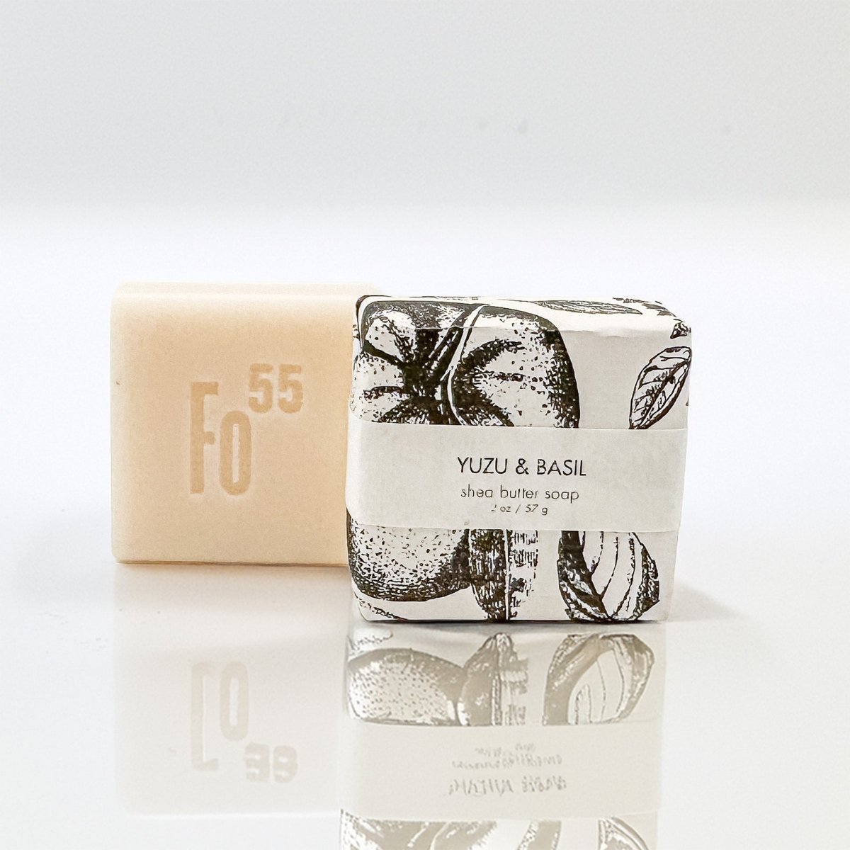 Yuzu & Basil - Shea Butter Bar Soap Formulary 55